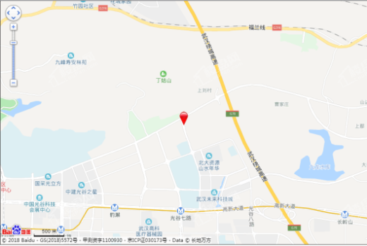 武汉城建·光谷龙山湖交通图